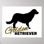 Golden Retriever Poster (Vorne)