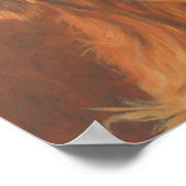 Golden Retriever Poster (Ecke)