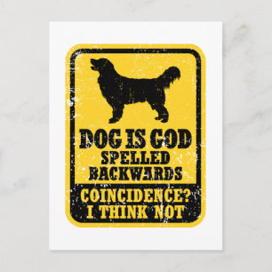 Golden Retriever Postkarte