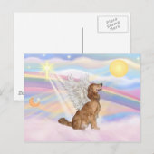 Golden Retriever Postkarte (Vorne/Hinten)