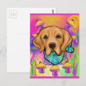 Golden Retriever Postkarte (Vorne/Hinten)