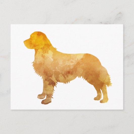 Golden Retriever Postkarte (Vorderseite)