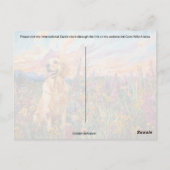 Golden Retriever - Postkarte (Rückseite)