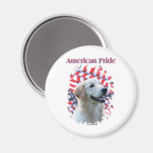 Golden Retriever Pride - Magnet (Vorderseite/Rückseite)