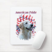 Golden Retriever Pride Mousepad (Mit Mouse)
