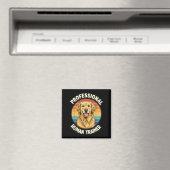 Golden Retriever Professional Human Trainer Funny  Magnet (In Situ (Geschirrspüler))