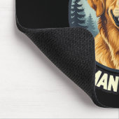Golden Retriever Profi-Human-Trainer Lustig Mousepad (Ecke)