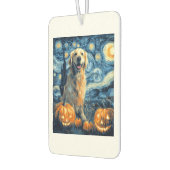 Golden Retriever Pumpkin Starry Night Dog Mom Van Autolufterfrischer (Links)