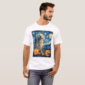 Golden Retriever Pumpkin Starry Night Dog Mom Van  T-Shirt (Vorne ganz)