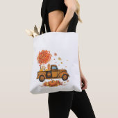 Golden Retriever Pumpkin Truck Herbstleaf Fall Tasche (Von Nahem)