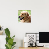 Golden Retriever Pup Poster Print (Heimbüro)