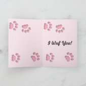 Golden Retriever Puppies Feiertagskarte (Innenseite)