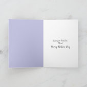 Golden Retriever Puppy am Muttertag mit Lilacs Karte (Innenseite)