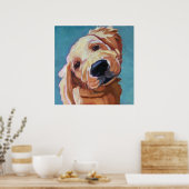 Golden Retriever Puppy Art Poster (Küche)