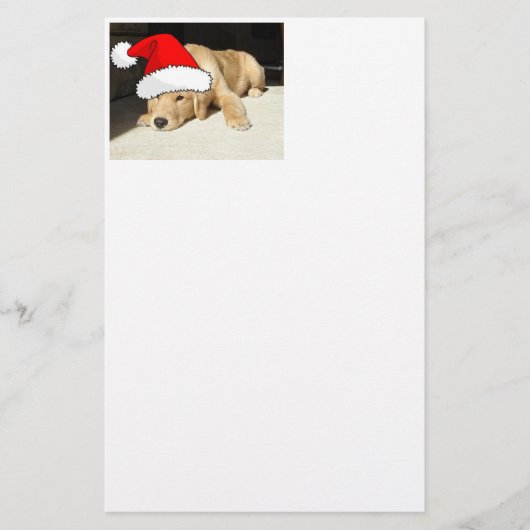 Golden Retriever Puppy Briefpapier (Vorderseite)