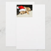 Golden Retriever Puppy Briefpapier (Vorne/Hinten)