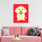 Golden Retriever Puppy Children's Wall Decor Leinwanddruck (Insitu (Wohnzimmer))