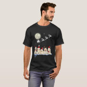 Golden Retriever Puppy Christmas Santa  T-Shirt (Vorne ganz)