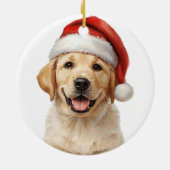 Golden Retriever Puppy Christmas Tree Ornament (Hinten)