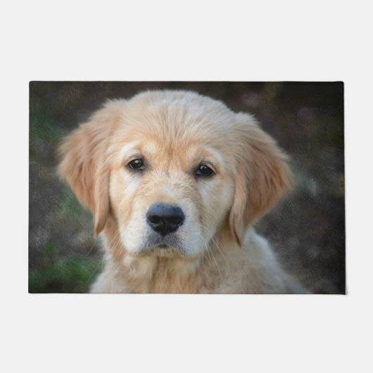 Golden Retriever Puppy Fußmatte (Vorderseite)