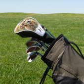 Golden Retriever Puppy Golf Headcover (In SItu)