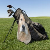 Golden Retriever Puppy Golfhandtuch (Gras)