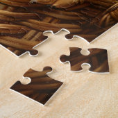 Golden Retriever Puppy in einem Korb Puzzle (Seite)