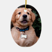 Golden Retriever Puppy Keramikornament (Vorne)