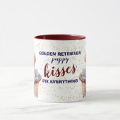 Golden Retriever Puppy Kisses Fix Alles Tasse (Zentrum)