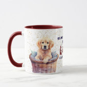 Golden Retriever Puppy Kisses Fix Alles Tasse (Links)