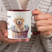 Golden Retriever Puppy Kisses Fix Alles Tasse