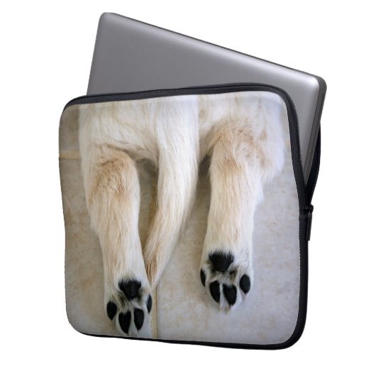 Golden Retriever Puppy Laptopschutzhülle (Vorderseite Links)