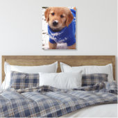 Golden Retriever Puppy Leinwanddruck (Insitu (Schlafzimmer))