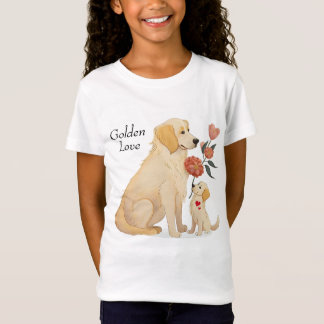 Golden Retriever Puppy Mother Day T-Shirt
