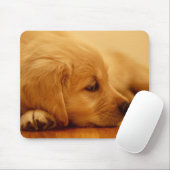 Golden Retriever Puppy Mousepad (Mit Mouse)