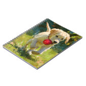 Golden Retriever Puppy Notebook Notizblock (Linke Seite)
