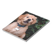 Golden Retriever Puppy Notizblock (Rotiert)