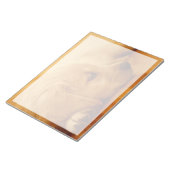 Golden Retriever Puppy Notizblock (angewinkelt)