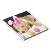 Golden Retriever Puppy Notizblock (angewinkelt)