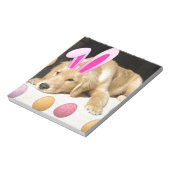 Golden Retriever Puppy Notizblock (Rotiert)