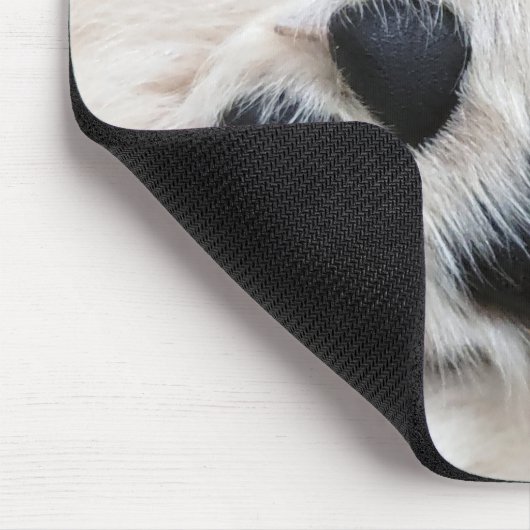 Golden Retriever Puppy Paw Mousepad (Ecke)