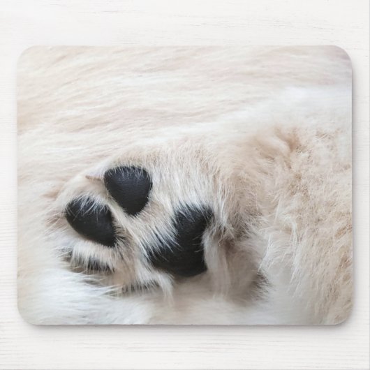 Golden Retriever Puppy Paw Mousepad (Vorne)