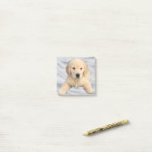 Golden Retriever Puppy Post - Anmerkungen Post-it Klebezettel (Auf Schreibtisch)