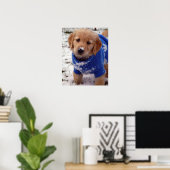 Golden Retriever Puppy Poster (Heimbüro)