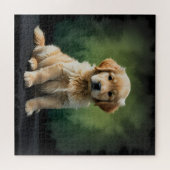 Golden Retriever Puppy Puzzle (Horizontal)