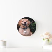 Golden Retriever Puppy Runde Wanduhr (Zuhause)