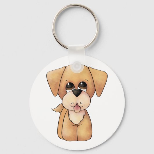 Golden Retriever Puppy Schlüsselanhänger (Vorderseite)