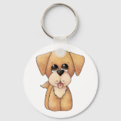 Golden Retriever Puppy Schlüsselanhänger (Rückseite)