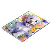 Golden Retriever Puppy Spiral Notebook Notizblock (Linke Seite)