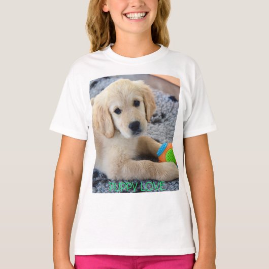 Golden Retriever Puppy T-Shirt (Vorderseite)